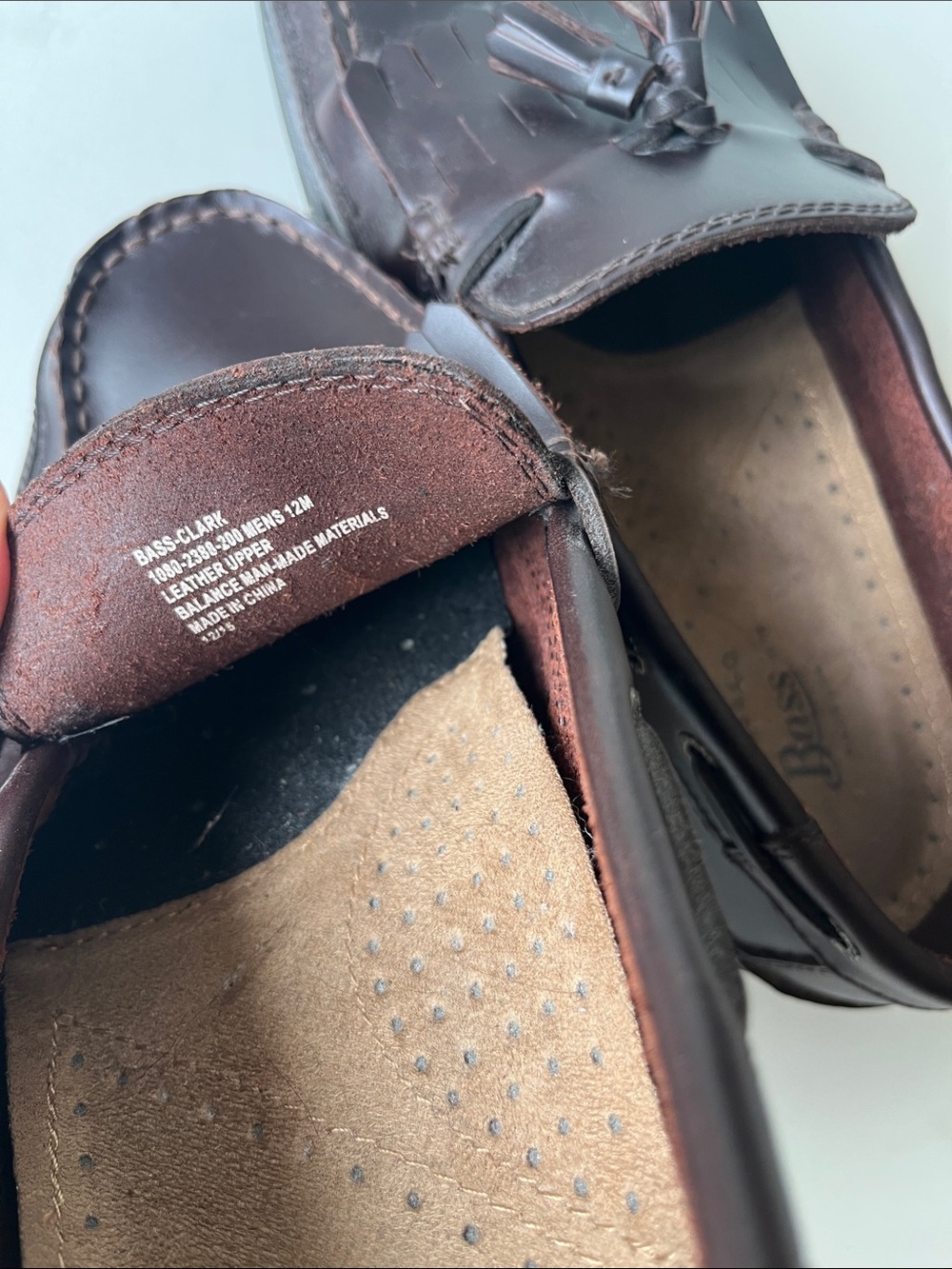 Bass - Clark Leather tassel loafers, men’s 12M - Picture 8 of 8
